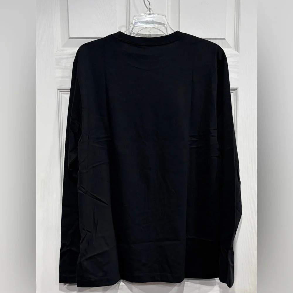 The North Face Men’s Medium Essential Simple Dome Long-Sleeve Tee NWT Black